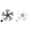 Upgrade Your Pedestal Fan with This Five Leaves Plastic Fan Blade  Easy To Install  Suitable for 14 Stand Fan Black and White