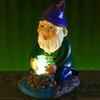 Garden Gnome Statues Outdoor Decoration Resin Solar Light Outdyoor Statue Led Garden Decoration Windproof Lamp Ornaments