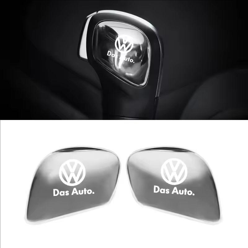Car Gearbox Control Gear Lever Stickers Shift Stick Handle Accessories For VW GTI Polo Golf Passat Tiguan Arteon Taigo Hub Cap
