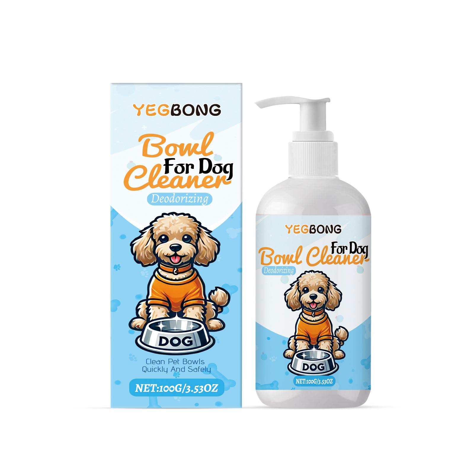 

Yegbong Food-Safe Pet Bowl Cleaner Tough on Grime,Gentle on Bowls Safe for Daily Use For Stainless Steel,Ceramic&Plastic Bowls