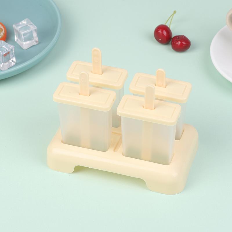 Iskrem Popsicle Form DIY Iskremmaskin Hjemmelaget Isboks Med Plastpinne Ispinneform Isbitbrett Kjøkkenredskaper