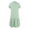 Women's Fashion Design Plaid Dress Shirt Collar Casual Skirt