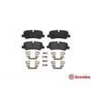 Brembo kit de plaquettes de frein p44013 - 4 pièces
