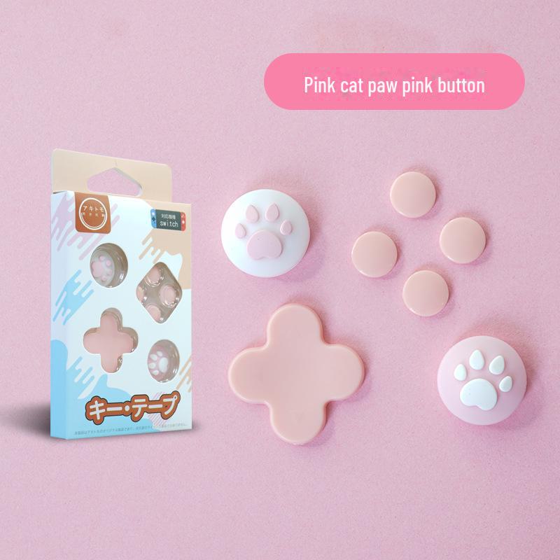 Ajitomo Cat Claw Joy-Con Button Stickers for Nintendo Switch