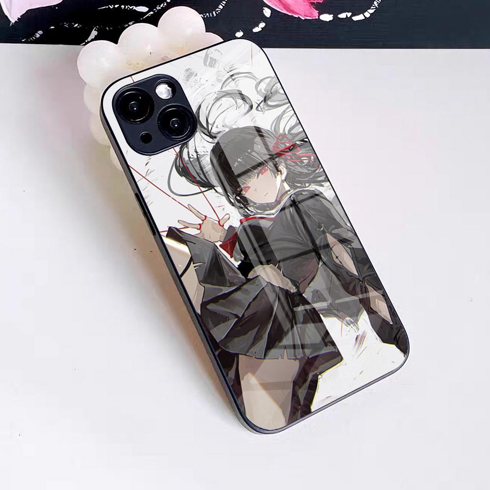 

Game Wuthering Waves Chisa Phone Case For IPhone 17 Pro Max 16 15 14 Pro Max 13 11 X Xs Xr 8 7Plus Glass Cover iPhone 14