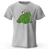 Western Cowboy Frog Fun Mens Cotton Short Sleeved Summer Womens Comfortable Soft Top Loose Fashion Casual Sports Tshirt