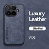 KEYSION Luxury Retro PU Leather Phone Case for Xiaomi 17T Pro 5G Soft Silicone+PC Shockproof Phone Back Cover for Xiaomi 17T