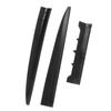 3PCs Car Rear Window Roof Spoiler Trunk Kit Tail Spoiler Universal Car Decoration Splitter