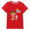 Dora Bambini Abbigliamento Cotone Bambine Manica Corta Capispalla Estivi Bambini T-shirt Carina Bambini Top Casuali
