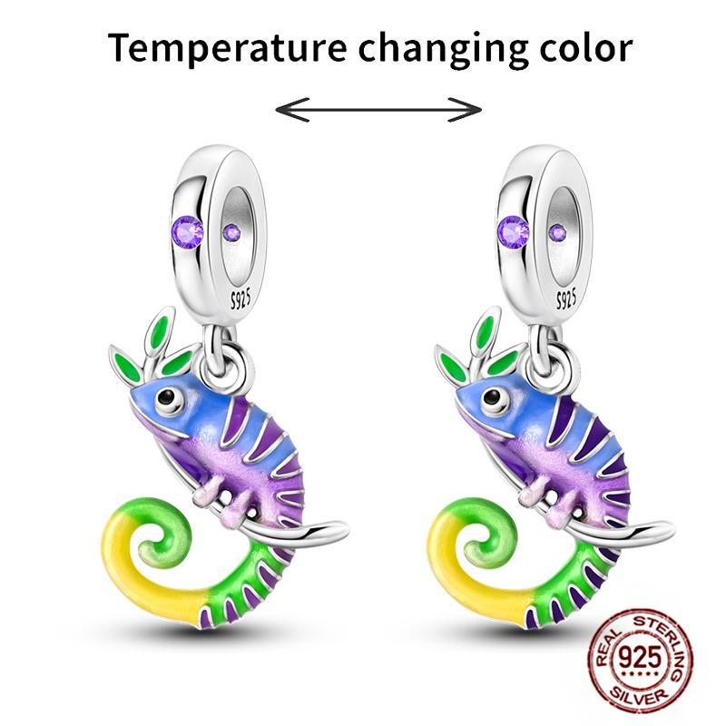 92 Styles Original Copper Green Series Cactus Avocado Clover Charms Bracelet Pendant Diy Clip Beads Women'S Jewelry