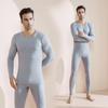 Set lenjerie termică subțire și elastică pentru bărbați