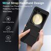 Matte Wrist Strap Hinge Full Protection Hard Case for Samsung Galaxy Z Flip 7 / 7 FE / Flip 6 5 4 3 Folding Wristband Cover