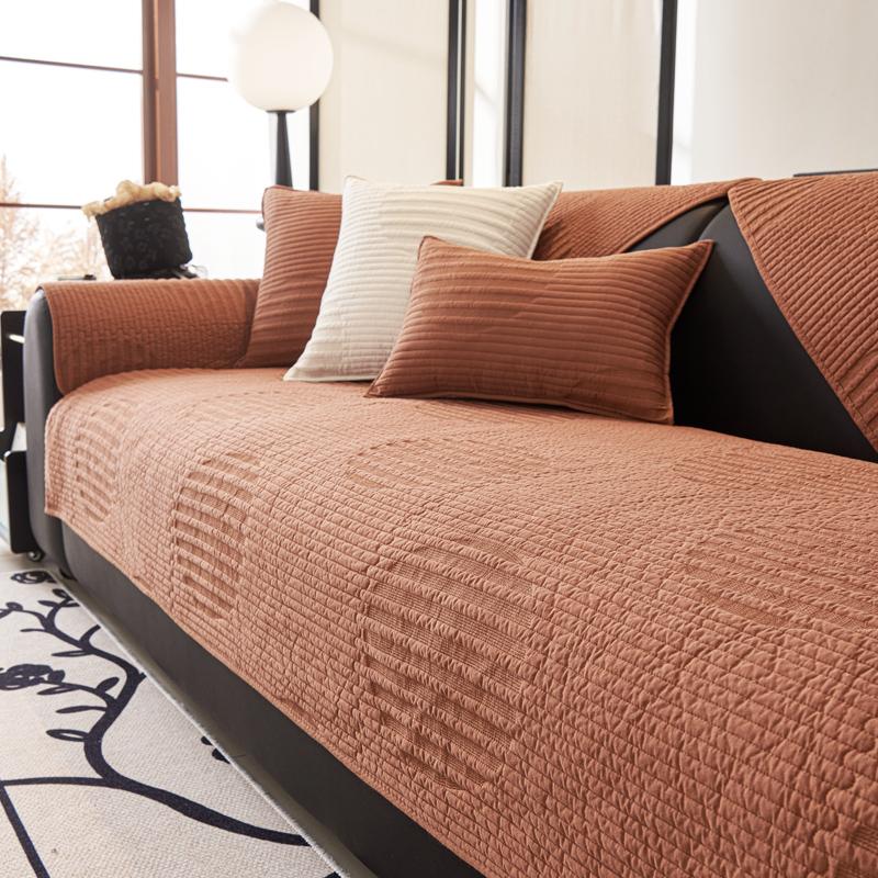 

Luxury Sofa Towel Cover Non-slip All-inclusive Sofa Seat Slipcover Anti-dirty L Shaped Couch Cushion Mats for Living Room 1PC 45x45cm pillowcase