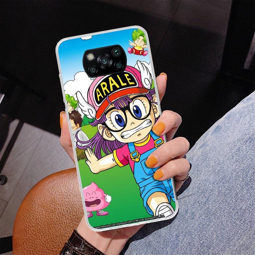 Dr Slump Arale Anime Phone Case For Xiaomi Poco X7 X6 X5 Pro F7 Ultra Redmi 15C 15 13C 13 12C 12 10 10A 10C 9 9A 9C 9T Cover Poc