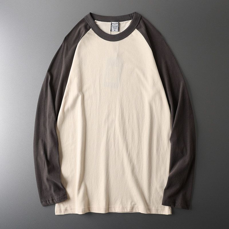 Long Sleeve Retro 100% Cotton Coat Export T-shirts