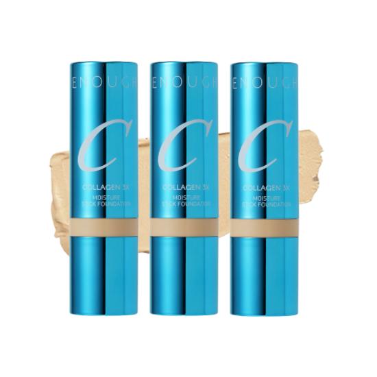 Enough Collagen 3X Moisture Stick Foundation SPF50+ PA++++ 14g (6 Options)