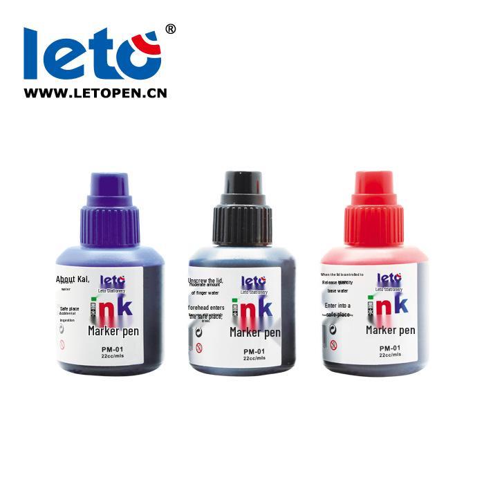 Leto PM-01 Three-Color Marker Pen Refill, 22ml