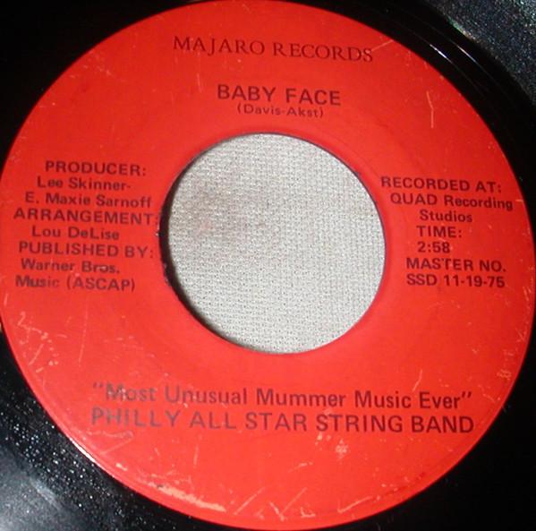 

7inch Record PHILLY ALL STAR STRING BAND - Baby Face / Sweet Georgia Brown SSD1 Majaro Records 1975 US Soul/Funk Used