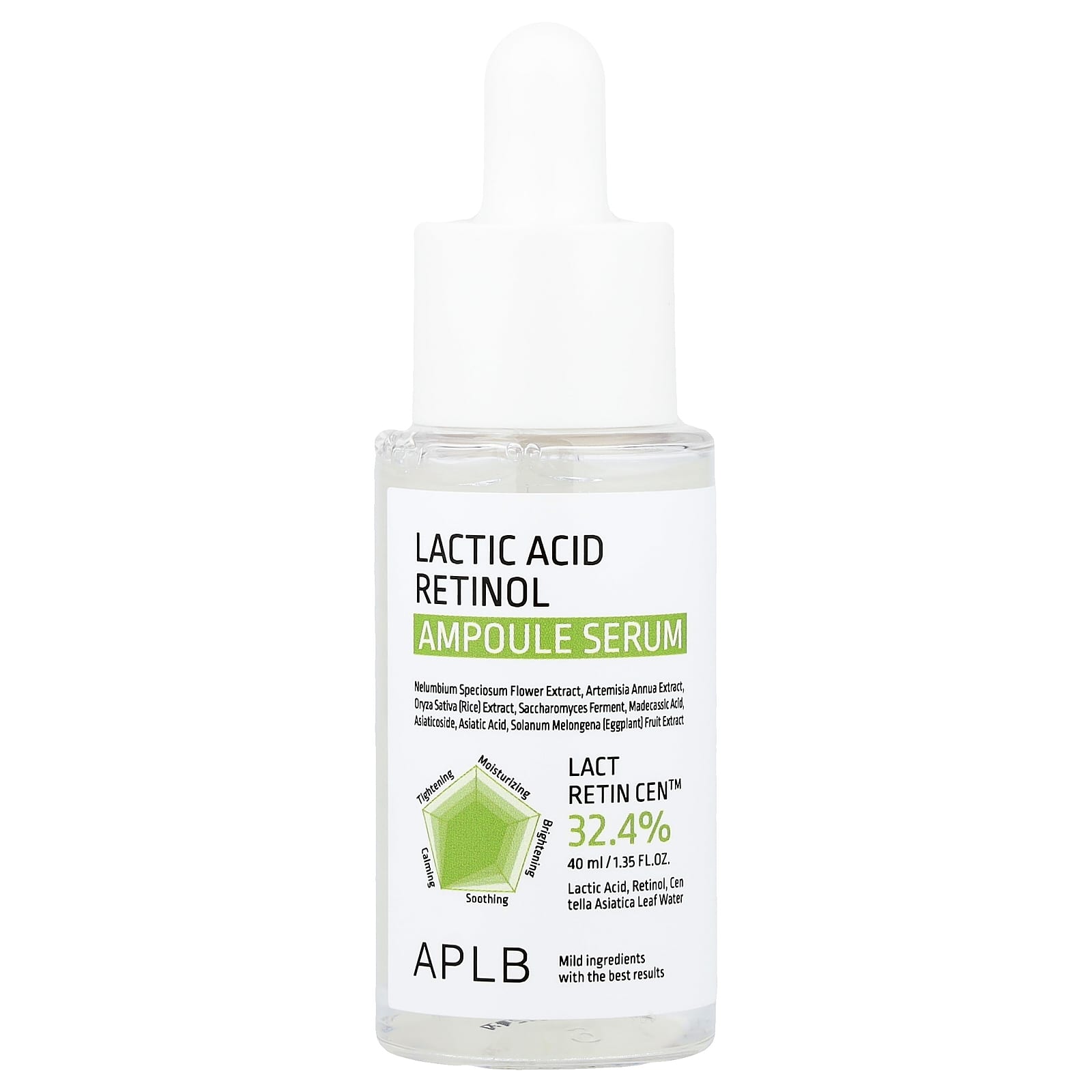 

APLB, Lactic Acid Retinol Ampoule Serum, 40ml (1.35 fl oz)
