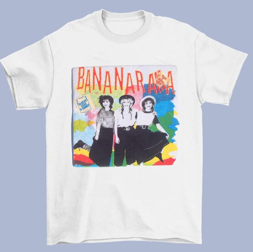 

Новая коллекция группы Bananarama S-2345XL Белая футболка MD681 Унисекс футболка XXXXL