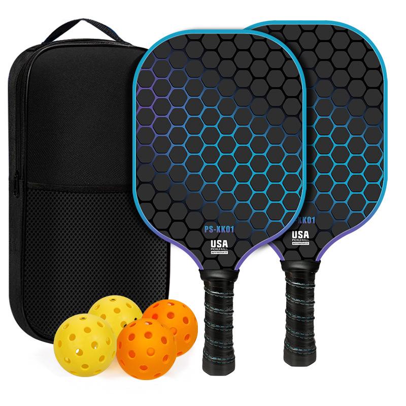 Professional Grade Fiberglass Pickleball Paddle Set