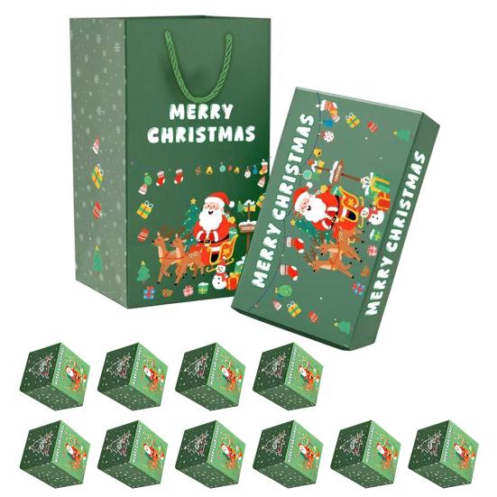 Christmas Explosion Gift Box for Money DIY Folding Bouncing Gift Box Surprise Money Gift Holder for Cash Pop Up