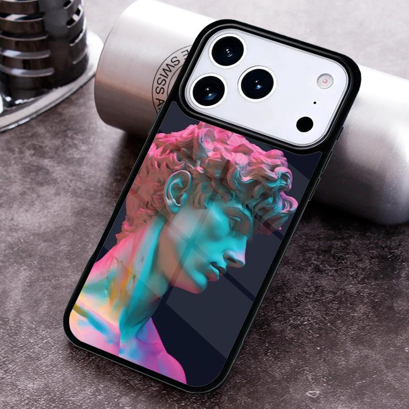 David Statue Abstract Art Phone Case For iPhone 17 16 15 14 13 12 11 Pro Max Plus 17Air Soft Silicone Cover
