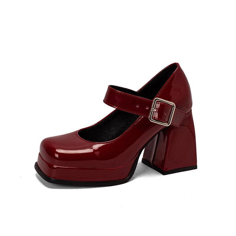 Women High Heels Sexy Ladies Ultra High Heel Sandals Graffiti Buckle Ultra High Waterproof Platform shoes