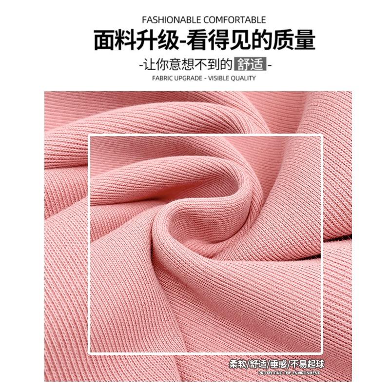 Gray fleece sweatpants autumn and winter pants women's thin high-waisted loose casual pants straight mopping women's wide-leg pants