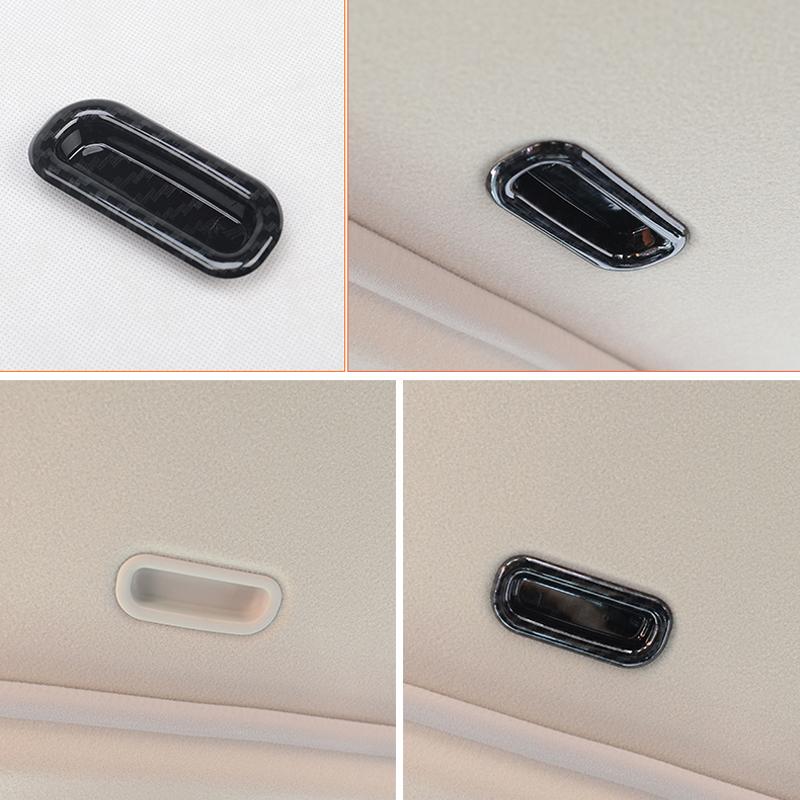 For Mitsubishi Pajero V80 V93 V95 V97 V98 2007- Car Accessories ABS Carbon Interior Car Sunroof Switch Button Cover 1PC