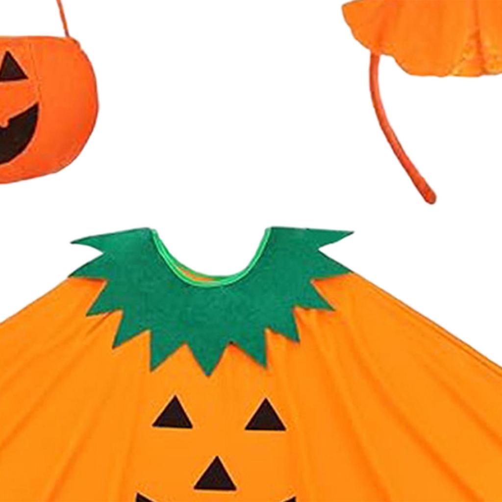 3x Halloween Pumpkin Costume Headpieces Headband for Cosplay Photo Props