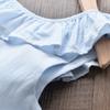 Kinderkleidung Sommer Neu Mädchen Hohlstickerei Kleid Baby Niedliches Weste Kleid