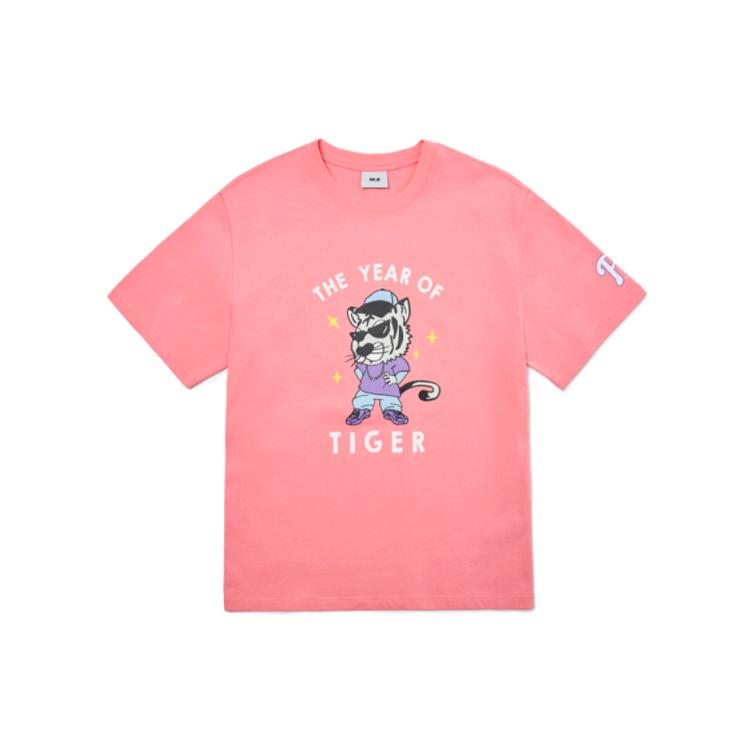 MLB Philadelphia Phillies T Shirts Unisex Pink Crew Neck Moderate Straight Fit 3ATSC2021-10COL M
