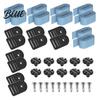 Heavy Duty Solar Reel Hardware Cover Attachment Kit Pool Strap And Clip Adjustable Fasteners Tube Fastening Kit for Inground Swimming Maintenance