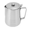 Milk Frothing Pitcher Steaming Pitcher Stainless Steel Coffee Milk Cup Milk Frother Cup with Lid