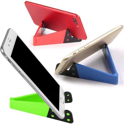 Universeller faltbarer Handy-Ständerhalter für iPhone Samsung Xiaomi Bunter V-förmiger Smartphone-Tablet-PC-Schreibtischhalter