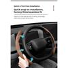 Suitable for Gmc Sports Suede Steering Wheel Cover, Split Snap-On Anti-Slip Cover for Models Such as Sierra 1500 Hd, Yukon,