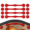 4PCS Air Fryer Magnets Set for Parchment Paper Air Fryer Liner Magnet Silicone Buckle High-temp Resistant Air Fryer Accessories