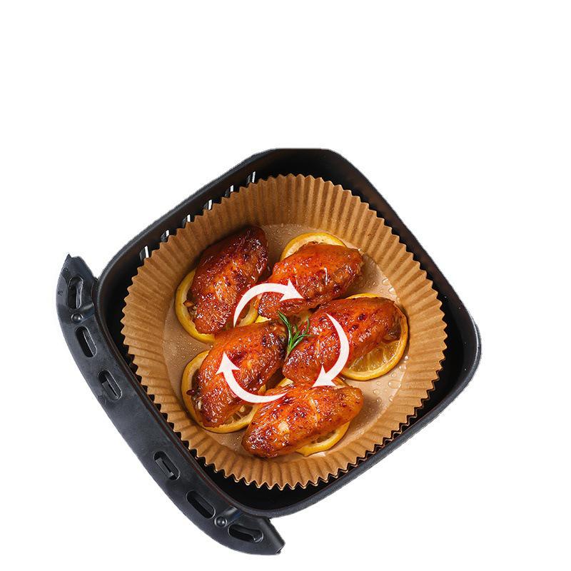 Oil-Absorbing, Heat-Resistant Air Fryer Silicone Paper Plates