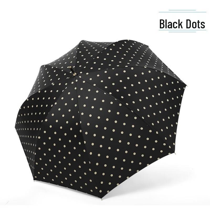 Zuoyou Minimalist 8-Rib Straight Umbrella with Leather Handle