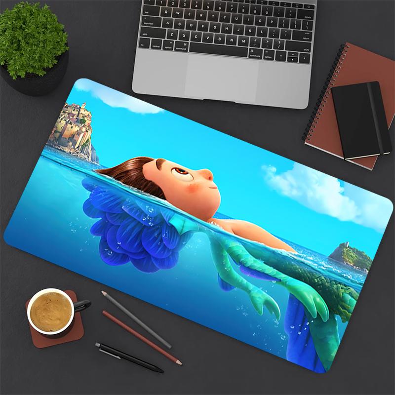 1Pc Underwater Adventure Gaming Mouse Pad Keyboard Desk Mat Non-slip Rubber Lock Edge Waterproof Computer Mousepad for Office Home Decor S159