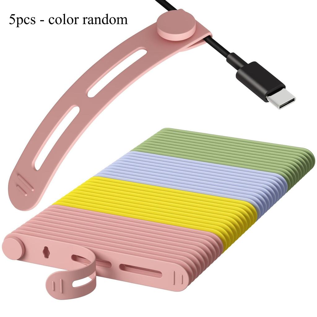 5/10pcs, Portable Cable Organizer, Data Cable, Headphone Cable Storage, Charging Cable Organizer, Household Storage Accessories