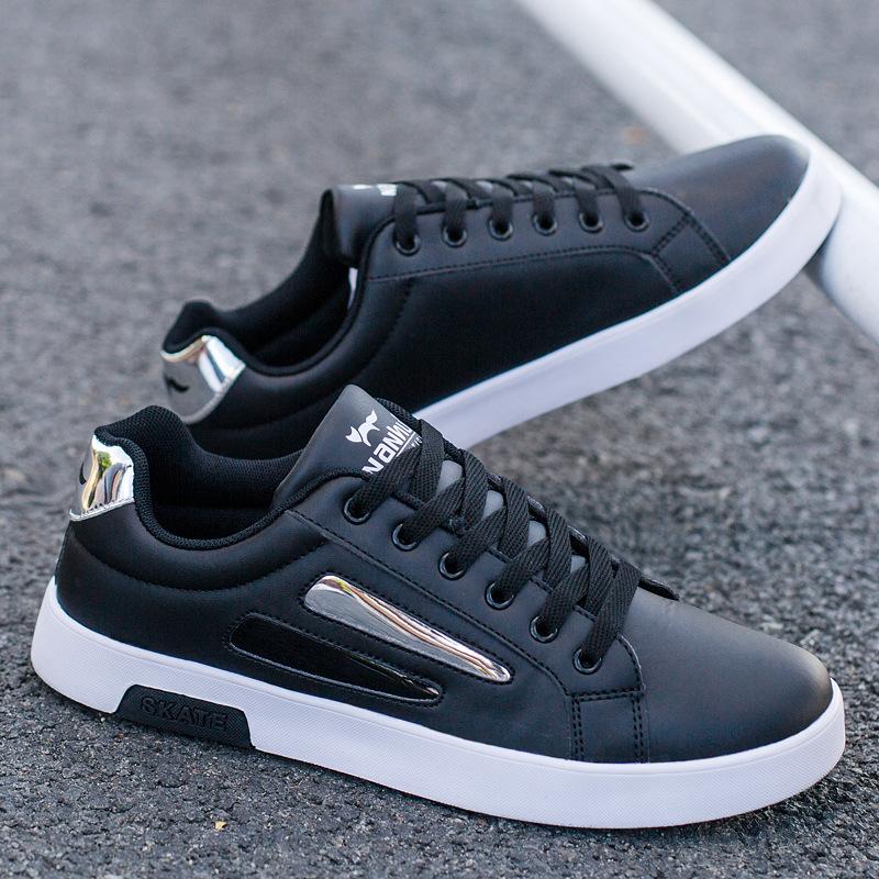 

Модная высококачественная брендовая мужская повседневная обувь, горячая распродажа, весна-осень, новая повседневная обувь для мужчин, дышащая, модная черная повседневная мужская обувь белого цвета 44 чёрный