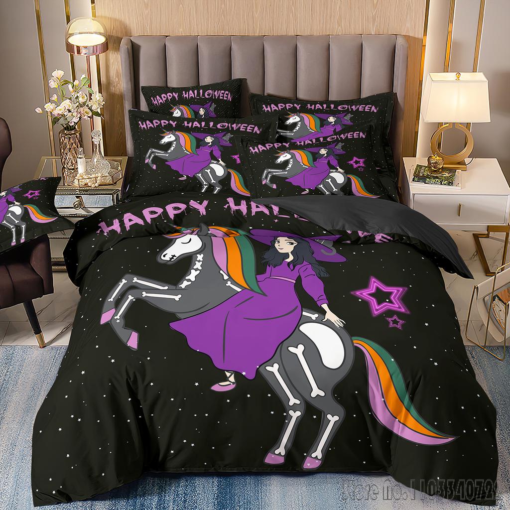 Anime Halloween Easter 3D Printed Bedding Set Baby Duvet Cover Sets Bedclothes Twin Single King Kids Adult Gift