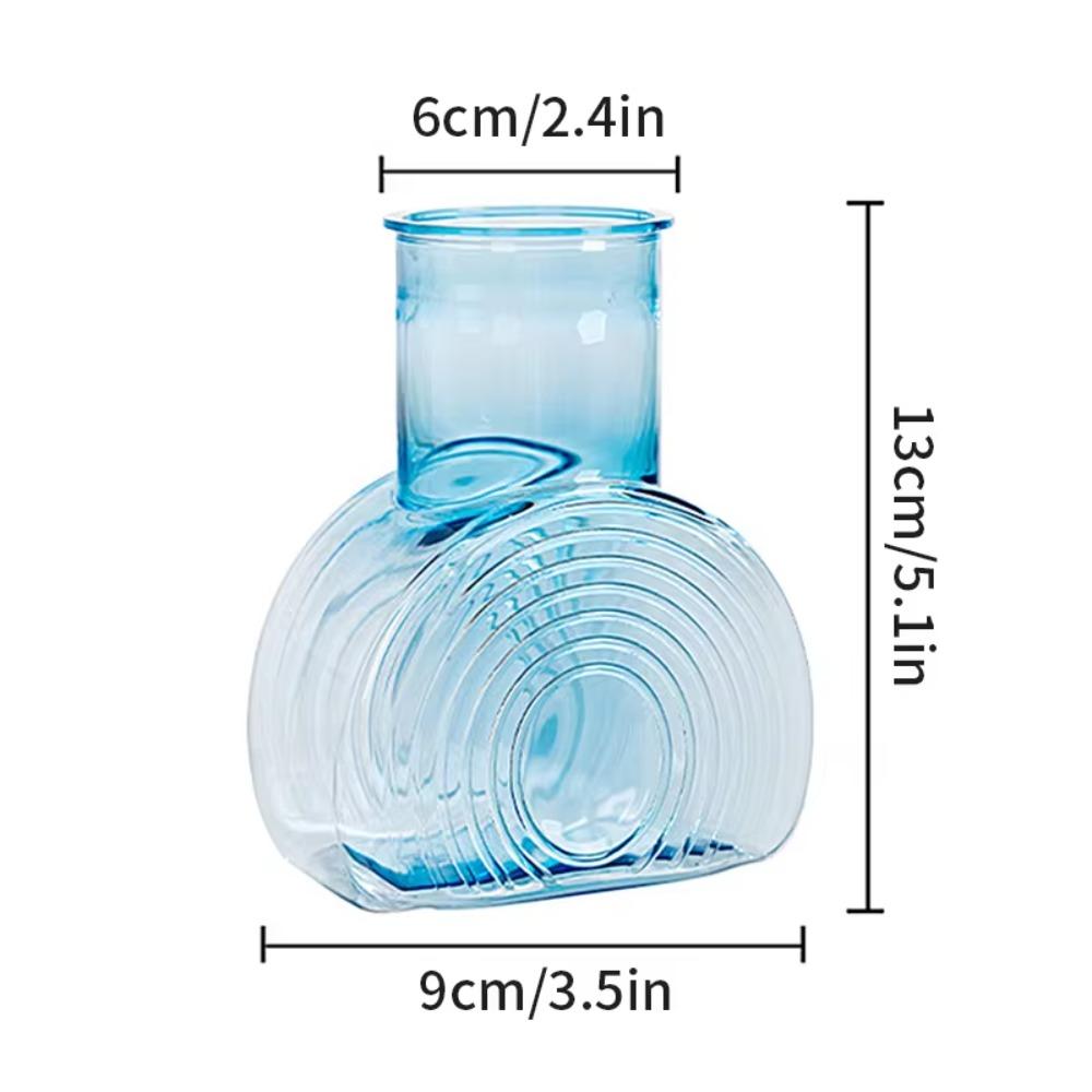 Průhledná hydroponická váza na rostliny, imitace skla, severský květináč, plastová láhev na květiny, domácí květináče