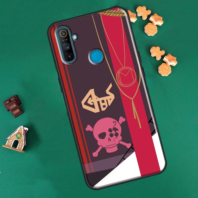 Mori Calliope Hololive Pouzdro pro OnePlus 10 Pro 9 Pro 8T 9R Nord2 Kryt pro Realme 8i 9i 8 Pro C21 GT Neo 2 Master