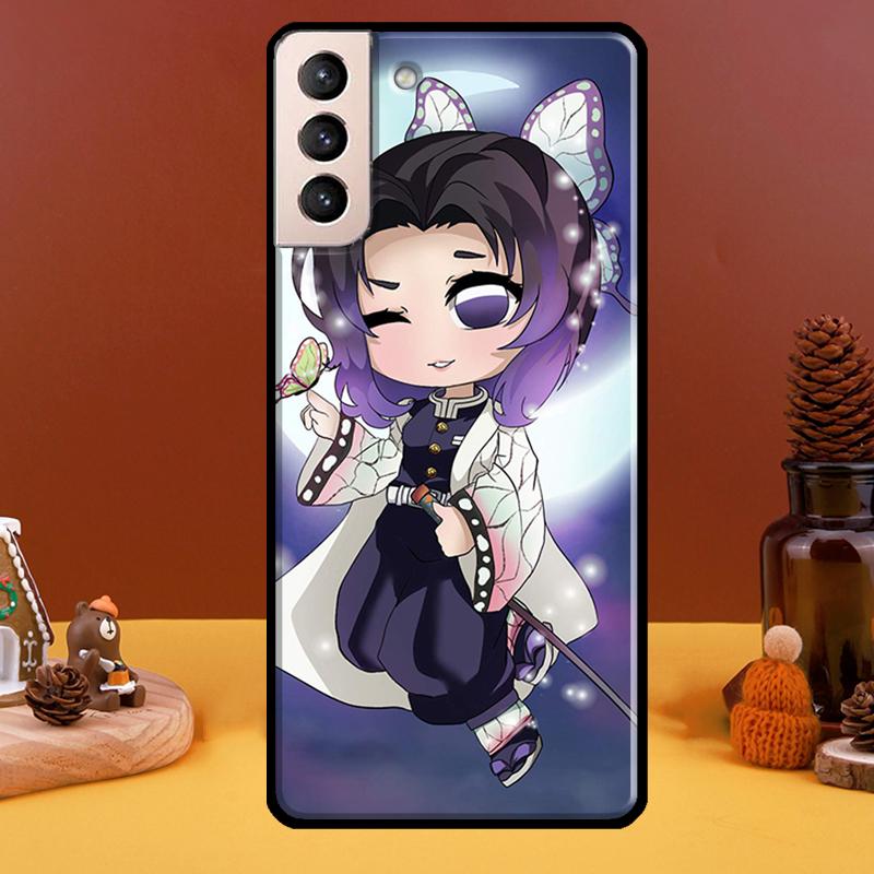 Anime Demon Slayer Kanao Shinobu Sama Case For Samsung Galaxy S21 S20 FE Note 20 S22 Ultra Note 10 S8 S9 S10 Plus Phone Cover