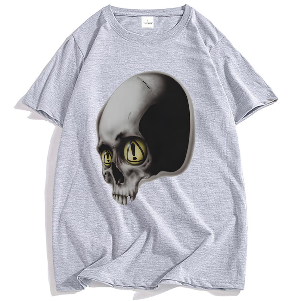 

ОПАСНАЯ ЛЕТНЯЯ ФУТБОЛКА С ЧЕРЕПОМ Yeat Рэпер Мода Графическая футболка Хлопок Короткий рукав Гранж Футболка Унисекс Уличная одежда Повседневные футболки 4XL