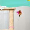 Adjustable Cat Teaser Toy with Bell, Feather, and Bite-Resistant Collar for Self-Entertainment and Relieving Boredom