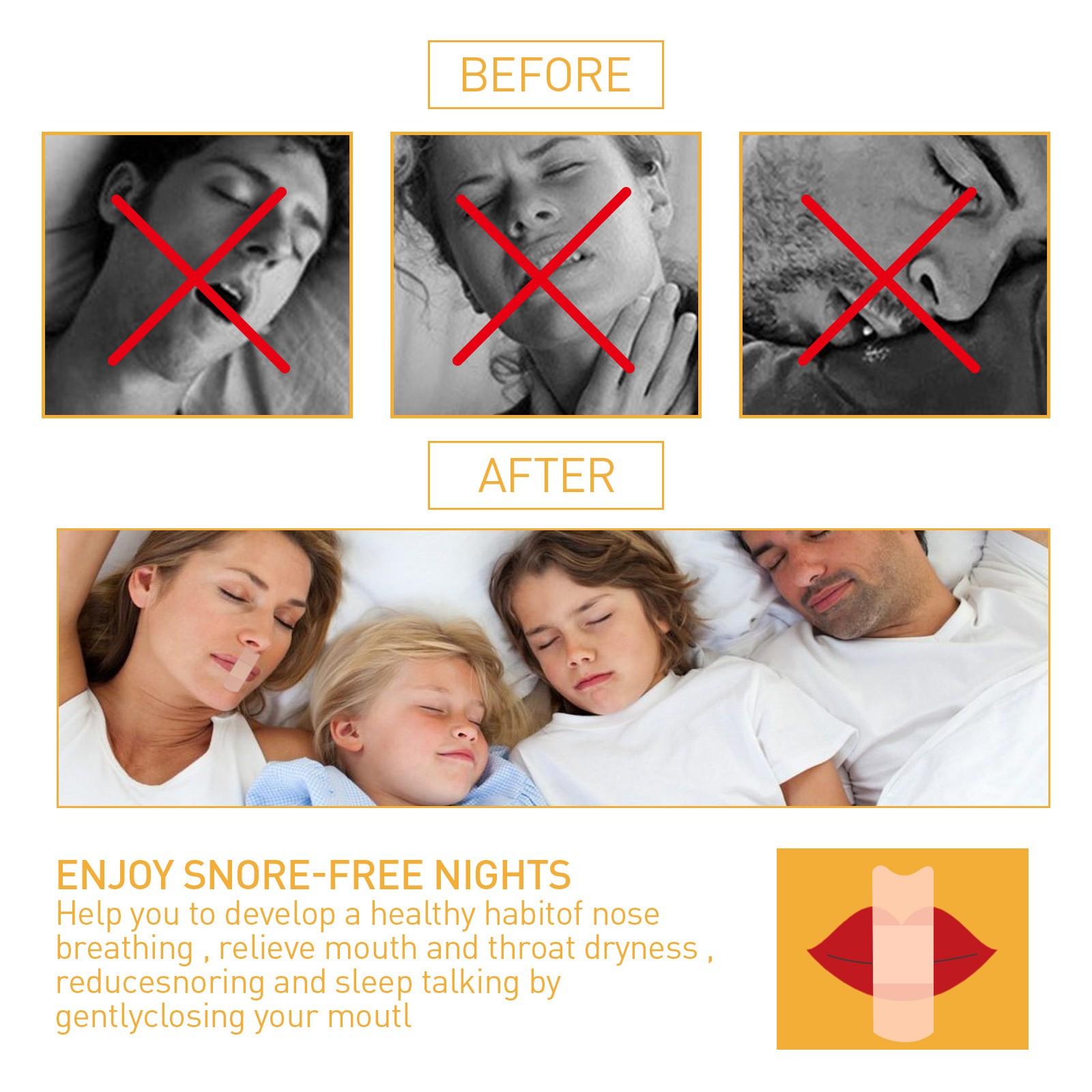 60 шт./кор. наклейки от храпа для детей и взрослых — фото 3